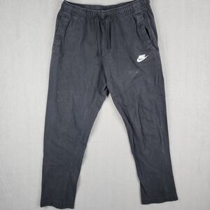 Nike Joggers Mens M Black Fleece Sweatpants Sportswear Streetwear Athleisure